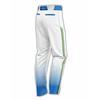2023 Новое поступление мужских бейсбольных штанов, саржевая спортивная одежда унисекс, быстросохнущий софтбол с принтом из полиэстера на заказ