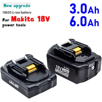 Новейший Аккумулятор BL1830 18V 6Ah 3Ah и зарядное устройство Для Makita 18V Battery Перезаряжаемые Сменные Инструменты BL1840 BL1850 BL1860 BL1860B
