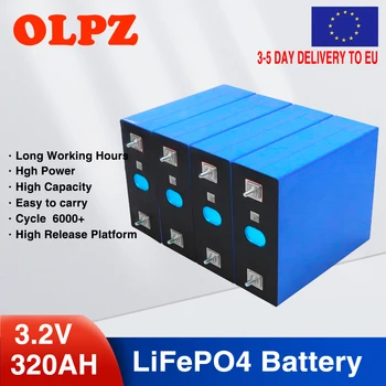 Новый аккумулятор Lifepo4 320Ah 12V 24V Класса A Аккумуляторной батареи для электромобиля Солнечной Энергии ЕС Без налога